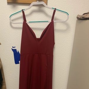Red dress